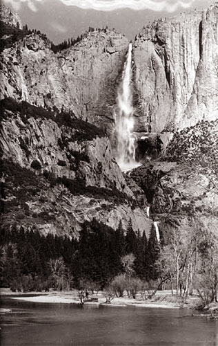 (image for) Yosemite Falls, Large format, c. 1960