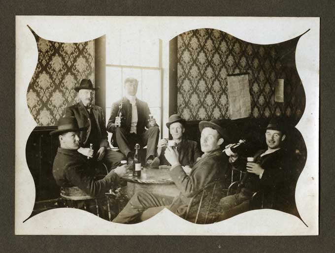 (image for) Saloon Scene - Men Drinking