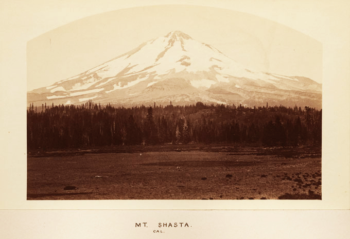 (image for) Mt. Shasta by Carleton Watkins c. 1873 - Click Image to Close