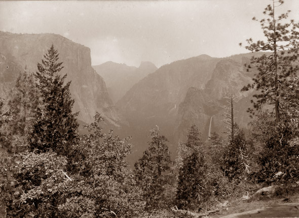 (image for) Yosemite Valley by Archibald Treat c. 1900 - Click Image to Close