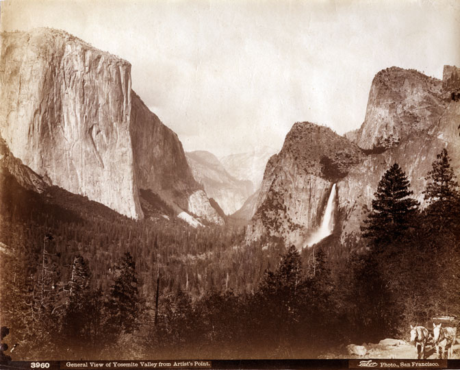 (image for) Yosemite Valley from Artist's Point by Watkins