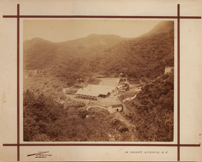 (image for) Scarce Albumin Print of a Mine by Thors, San Francisco